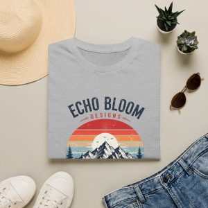 Retro Mountain Sunset T-Shirt | Vintage Outdoors Graphic Tee