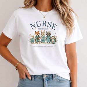 Registered Nurse T-Shirt – A Little Kindness Goes a Long Way Tee